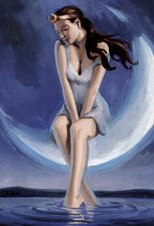selene - greek moon goddess