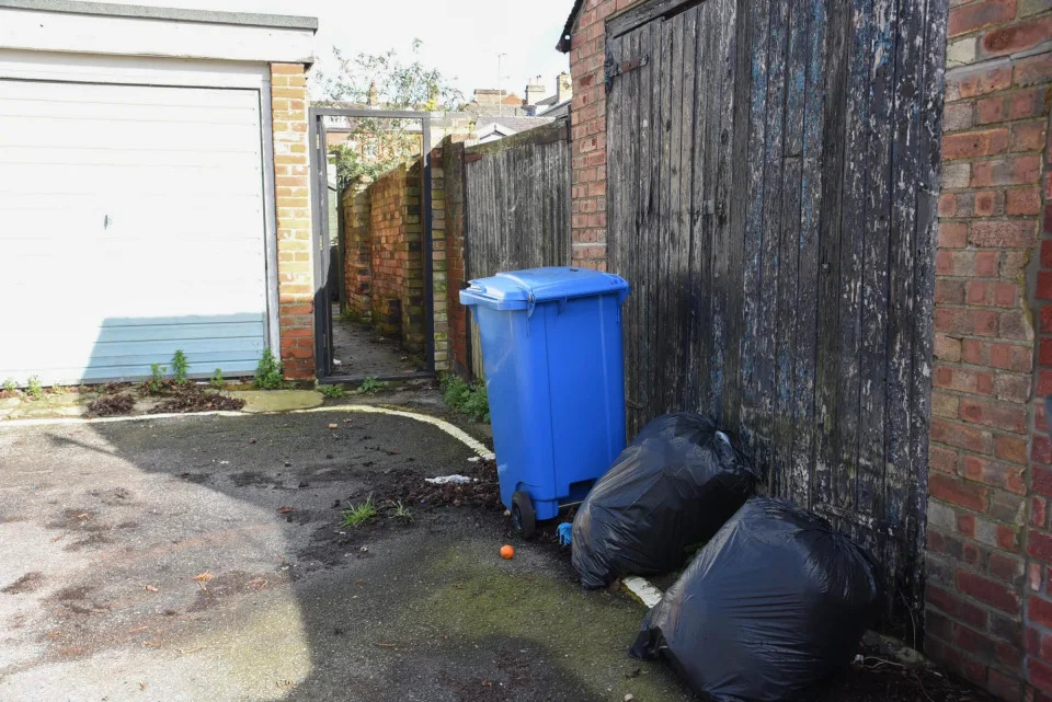 Ben Riley was fined for leaving bin bags of rubbish next to a wheelie bin. (SWNS)